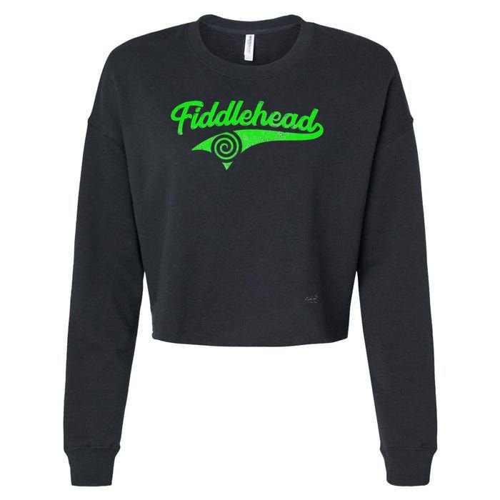 Fiddlehead Cropped Pullover Crew