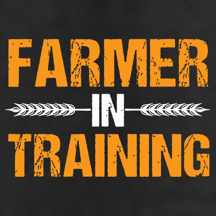 Funny Farmer In Training Apparel Farm Farming Adult Drive Performance Visor