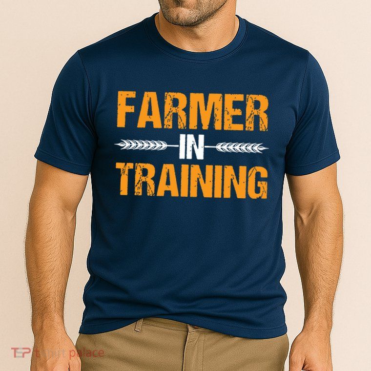 Funny Farmer In Training Apparel Farm Farming Performance Shirt