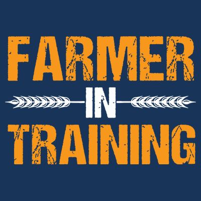 Funny Farmer In Training Apparel Farm Farming T-Shirt
