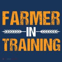 Funny Farmer In Training Apparel Farm Farming Baby Bodysuit