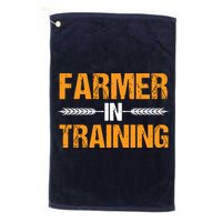 Funny Farmer In Training Apparel Farm Farming Golf Towel
