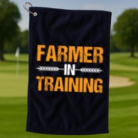 Funny Farmer In Training Apparel Farm Farming Golf Towel