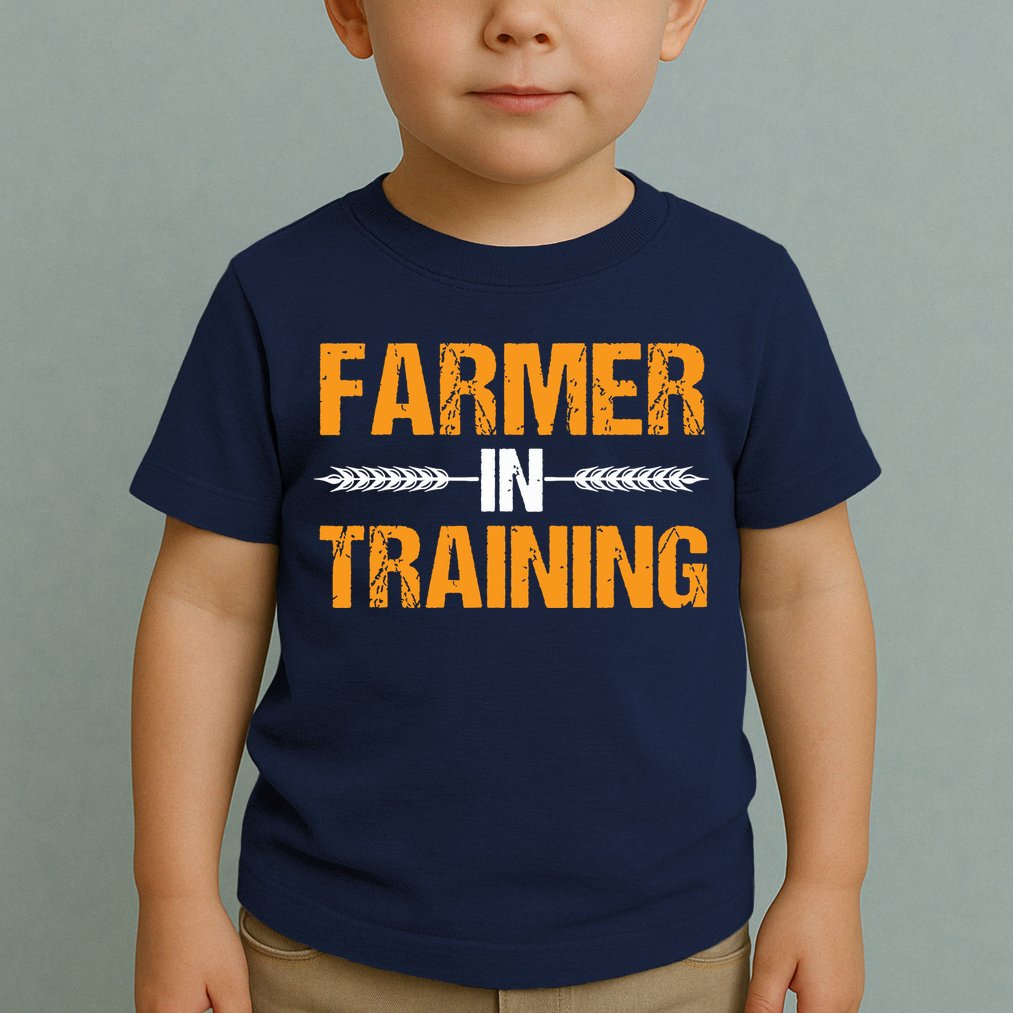 Funny Farmer In Training Apparel Farm Farming Toddler T-Shirt
