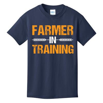 Funny Farmer In Training Apparel Farm Farming Kids T-Shirt