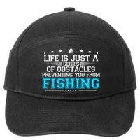 Fishing 7-Panel Snapback Hat