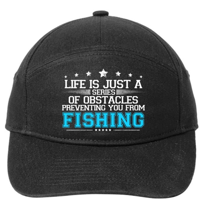 Fishing 7-Panel Snapback Hat