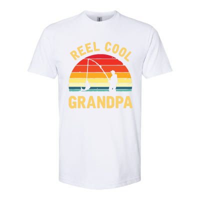 Reel Cool Grandpa Fishing Grandpa Gift Softstyle CVC T-Shirt