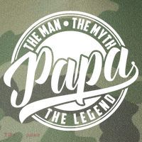 Papa The Man The Myth The Legend Legacy Tie Dye Trucker Hat