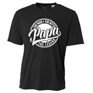 Papa The Man The Myth The Legend Cooling Performance Crew T-Shirt