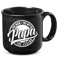 Papa The Man The Myth The Legend 15oz Campfire Ceramic Mug
