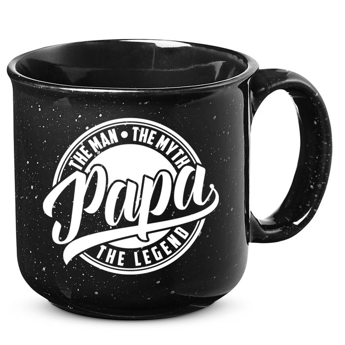 Papa The Man The Myth The Legend 15oz Campfire Ceramic Mug