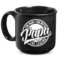Papa The Man The Myth The Legend 15oz Campfire Ceramic Mug