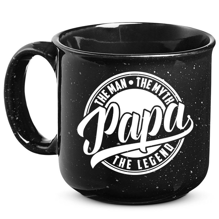 Papa The Man The Myth The Legend 15oz Campfire Ceramic Mug