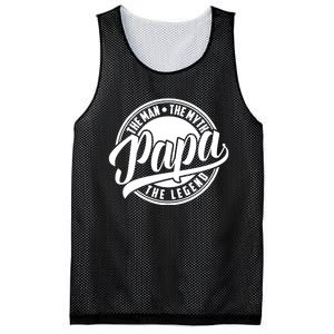 Papa The Man The Myth The Legend Mesh Reversible Basketball Jersey Tank