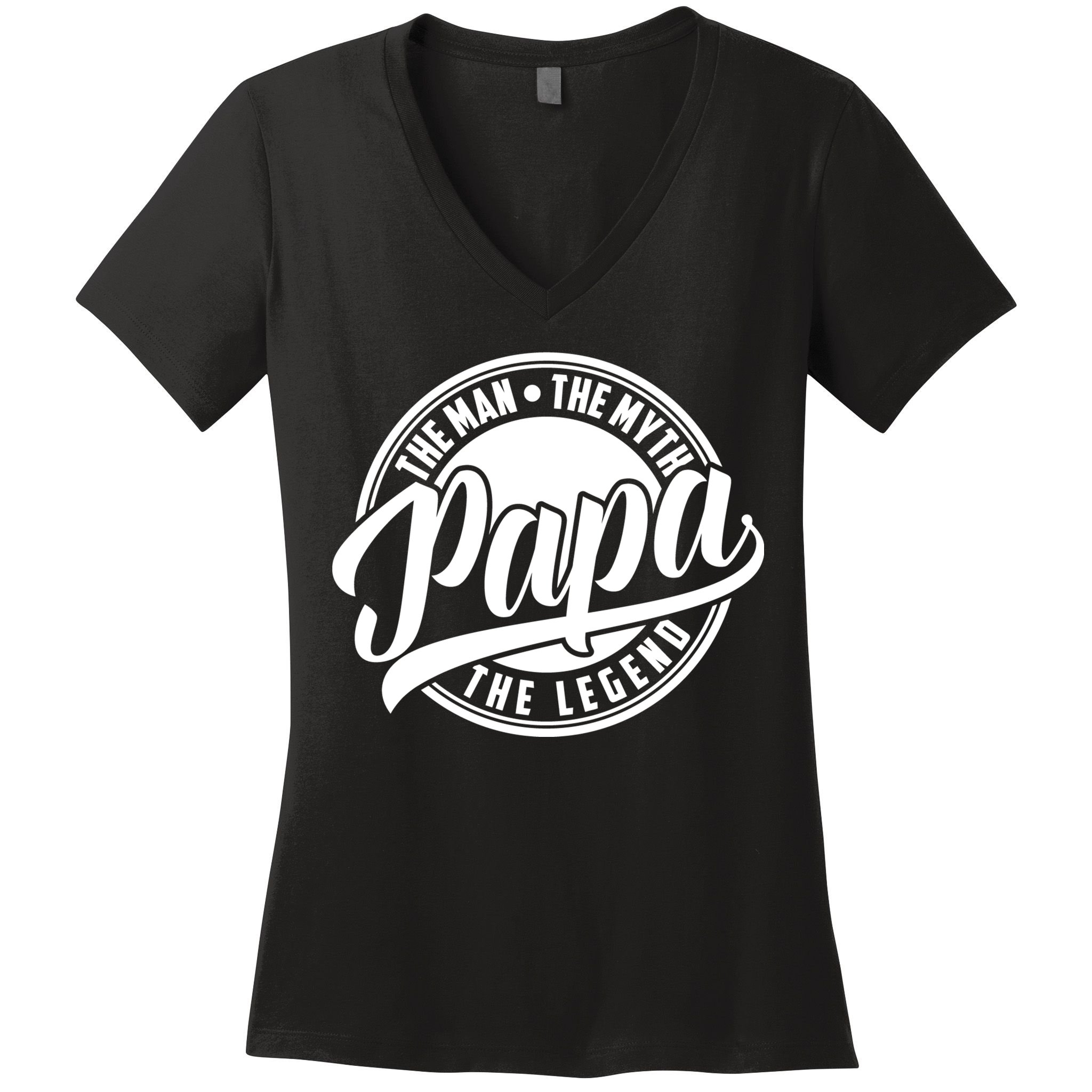 Papa The Man The Myth The Legend Women's V-Neck T-Shirt