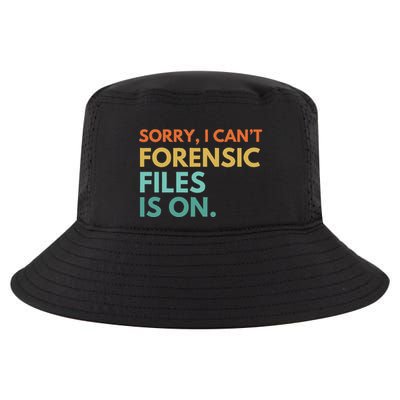 Forensic Files Is On The Forensic Science Mystery Show Cool Comfort Performance Bucket Hat