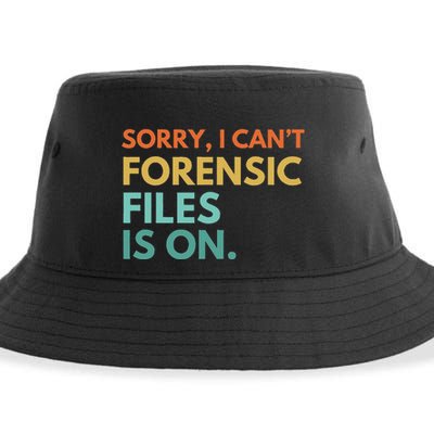Forensic Files Is On The Forensic Science Mystery Show Sustainable Bucket Hat