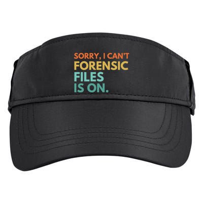 Forensic Files Is On The Forensic Science Mystery Show Adult Drive Performance Visor