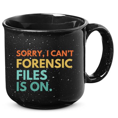 Forensic Files Is On The Forensic Science Mystery Show 15oz Campfire Ceramic Mug