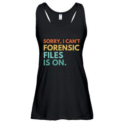 Forensic Files Is On The Forensic Science Mystery Show Ladies Essential Flowy Tank