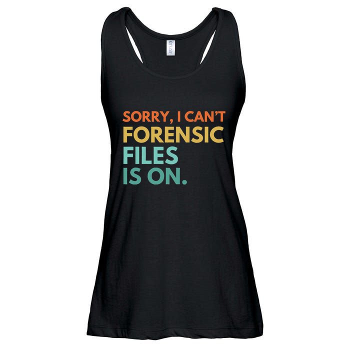 Forensic Files Is On The Forensic Science Mystery Show Ladies Essential Flowy Tank
