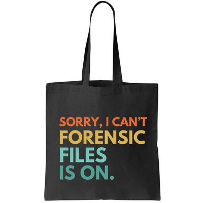 Forensic Files Is On The Forensic Science Mystery Show Bag