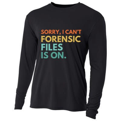 Forensic Files Is On The Forensic Science Mystery Show Cooling Performance Long Sleeve Crew