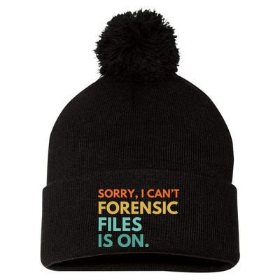 Forensic Files Is On The Forensic Science Mystery Show Pom Pom 12in Knit Beanie