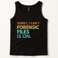 Forensic Files Is On The Forensic Science Mystery Show Tank Top