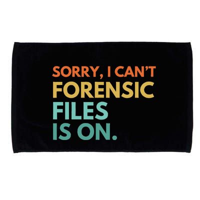Forensic Files Is On The Forensic Science Mystery Show Microfiber Hand Towel