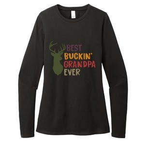 Best Buckin Grandpa Ever Womens CVC Long Sleeve Shirt