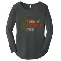 Best Buckin Grandpa Ever Women's Perfect Tri Tunic Long Sleeve Shirt