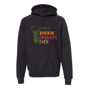 Best Buckin Grandpa Ever Premium Hoodie