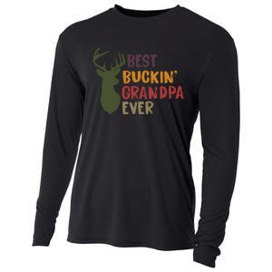 Best Buckin Grandpa Ever Cooling Performance Long Sleeve Crew