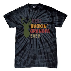 Best Buckin Grandpa Ever Tie-Dye T-Shirt