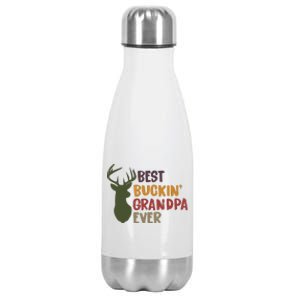 Best Buckin Grandpa Ever Stainless Steel Insulated Water Bottle