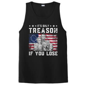 Founding Fathers It's Only Treason If You Lose 4th Of July PosiCharge Competitor Tank