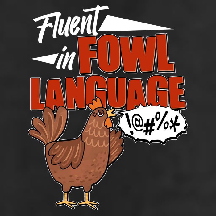 Funny Fluent In Fowl Language Chicken Lover Trucker Hat