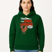 Funny Fluent In Fowl Language Chicken Lover Hoodie