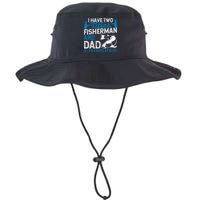 Funny Fishing I Have Two Titles Fisherman And Father Father's Day Gift Legacy Cool Fit Booney Bucket Hat