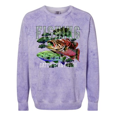 Fishing Colorblast Crewneck Sweatshirt