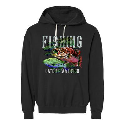 Fishing Garment-Dyed Fleece Hoodie