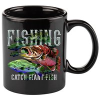 Fishing 11oz C Handle Ceramic Mug