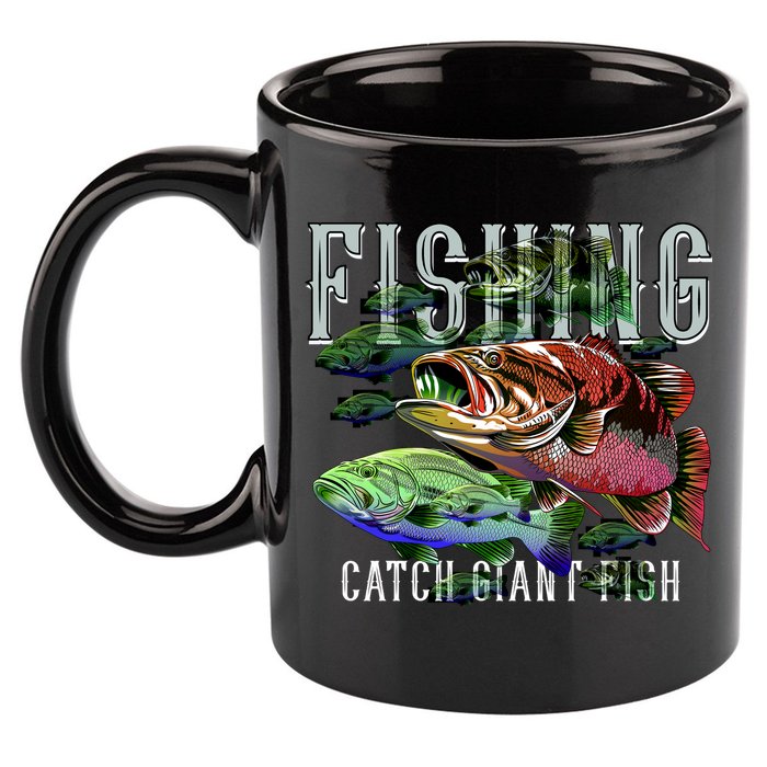 Fishing 11oz C Handle Ceramic Mug
