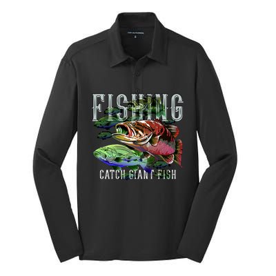 Fishing Silk Touch Performance Long Sleeve Polo