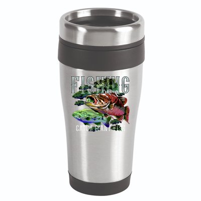 Fishing 16oz Travel Tumbler