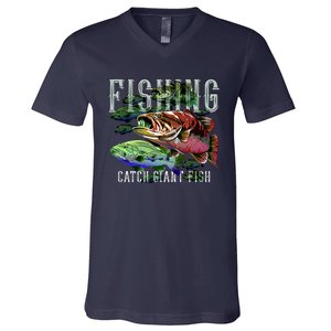 Fishing V-Neck T-Shirt