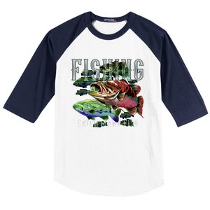 Fishing Baseball Sleeve Shirt