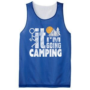 Funny Fuck It I'm Going Campingmeaningful Gift Camping Dadmeaningful Gift Campin Mesh Reversible Basketball Jersey Tank